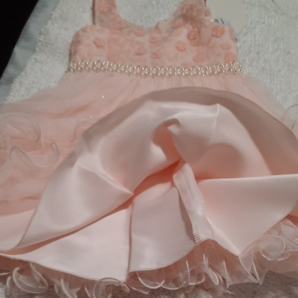 American Princess Blush Floral Dress - Picture 4 of 7